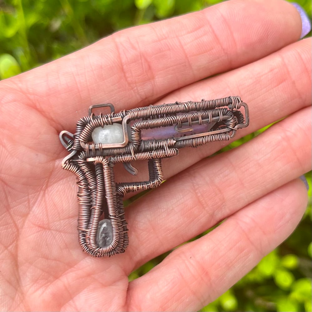 Image of Desert Eagle with Moonstones & Opalite 