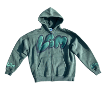 Image 2 of LGM Zip Up Hoodie - Green (Male)