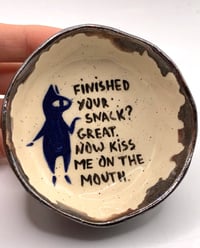 Image 1 of Kmoth snack bowl blue