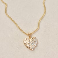 Image 1 of (M) Heart Nugget Necklace