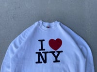 Image 2 of 90s I LOVE NY SWEATSHIRT / SIZE LARGE