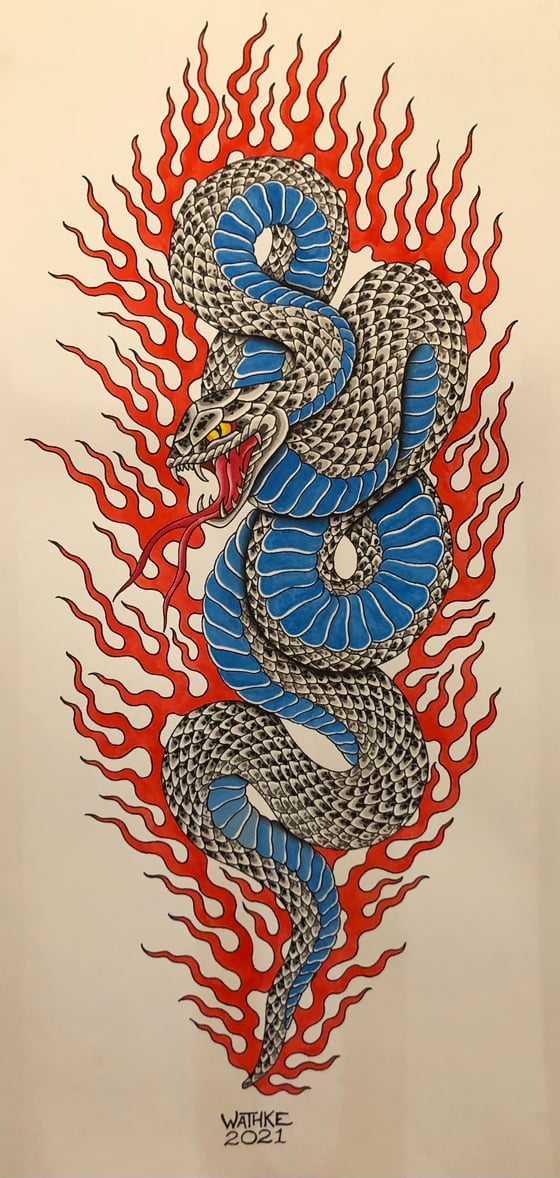 Image of FIRE SNAKE