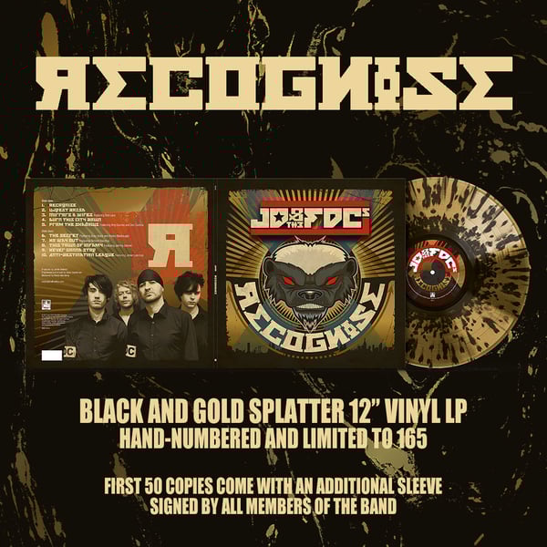 Image of JD & the FDCs - Recognise X 12” Vinyl LP