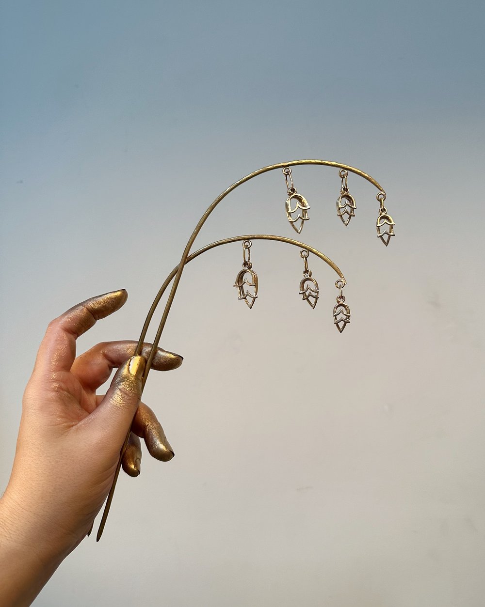 Image of Rattlesnake Grass Hairpin 