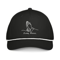 Image 2 of "Pray More" Classic Rope Hat