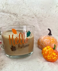 Hello Autumn Glass Mug 