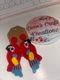 Guacamaya Beadded Earings 