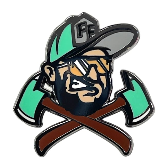 Fitted Fire & Chonchis Collab Pin -  ‘Apple Jacks’