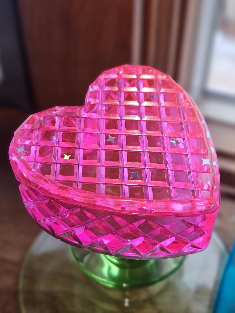 Image of Neon Pink Heart Box 3