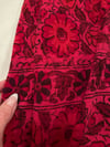 late 60s hand blocked Indian cotton gauze maxi dress 