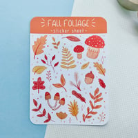 Image 1 of Fall Foliage Mini Sticker Sheet