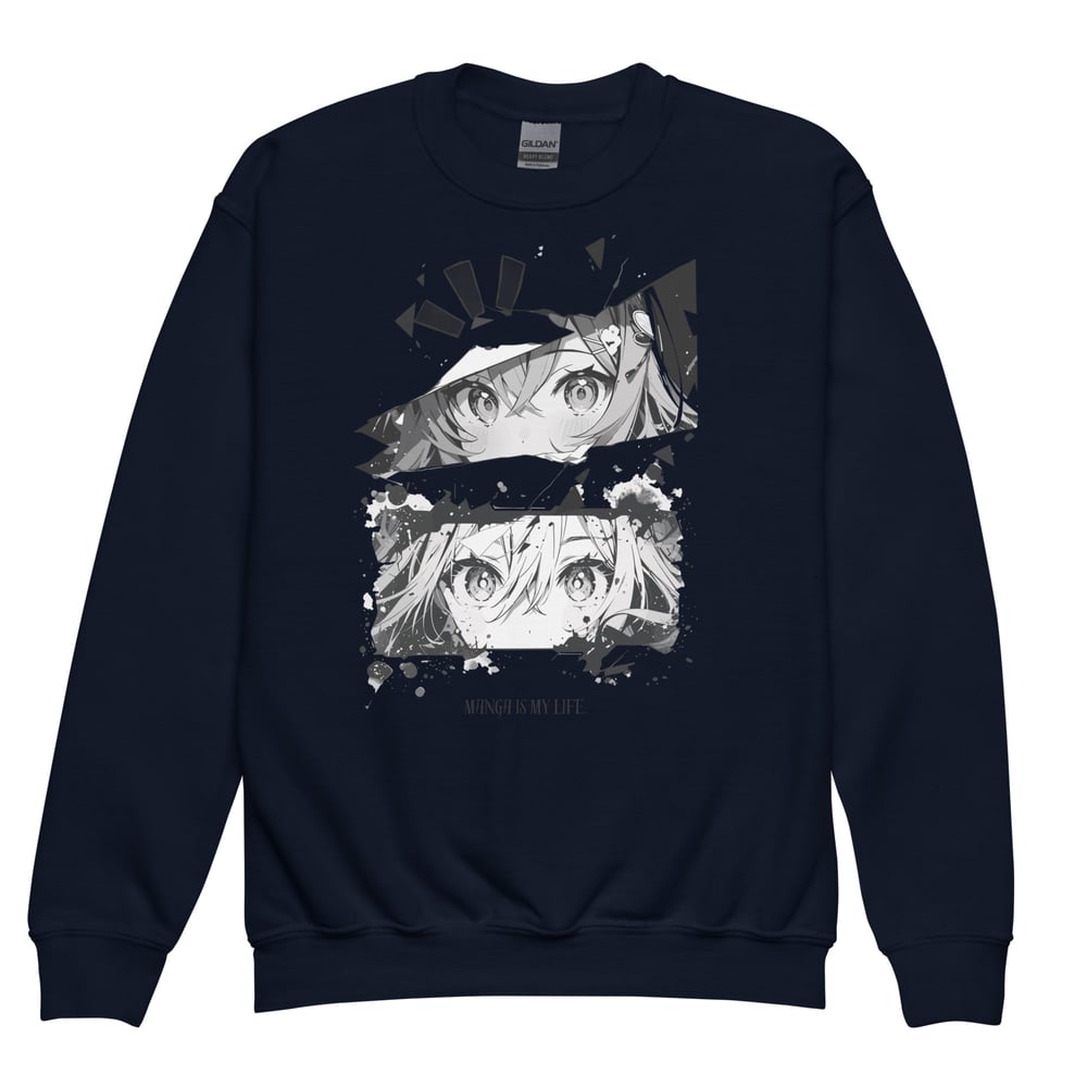 ZEN EXP - “Manga Is My Life” Youth crewneck sweatshirt