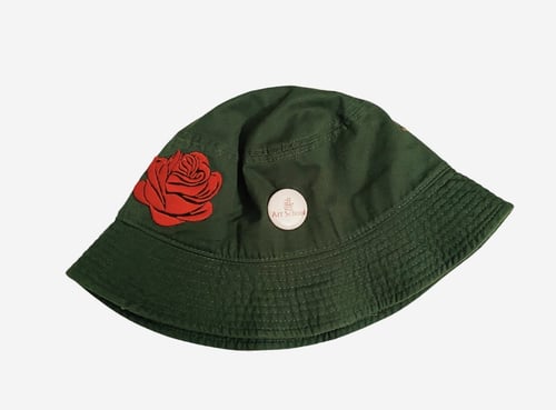 Image of Mercedes Benz Bucket Hat Forest Green