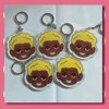 Gloomy and Gloomette Keychains 