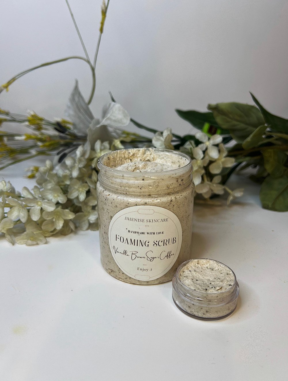 Coffee Vanilla Brown Sugar Foaming Scrub