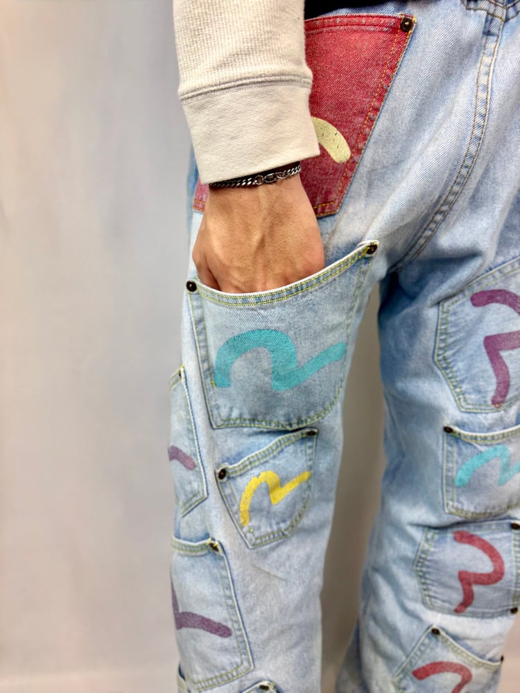 Image of Evisu Multipocket Denim