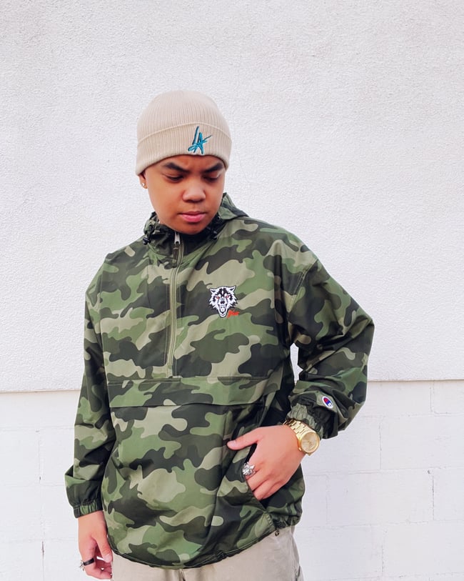 LA Vault Ribbed Beanie "Khaki Sand"