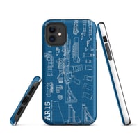 Image 2 of AR15 BLUE Tough Case for iPhone®