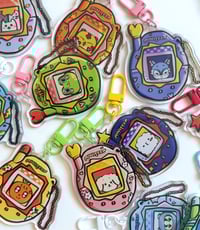 Image 1 of miniteen tamagotchi keychain