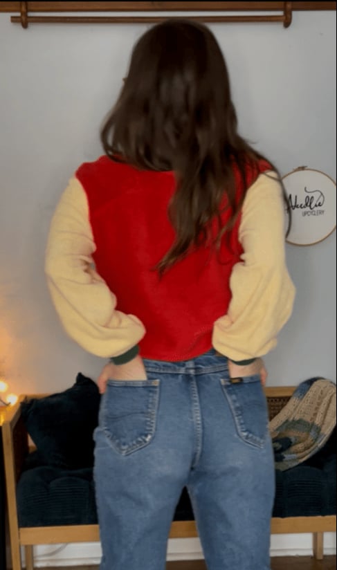 Chenille Angel Holiday Top, size XS-S