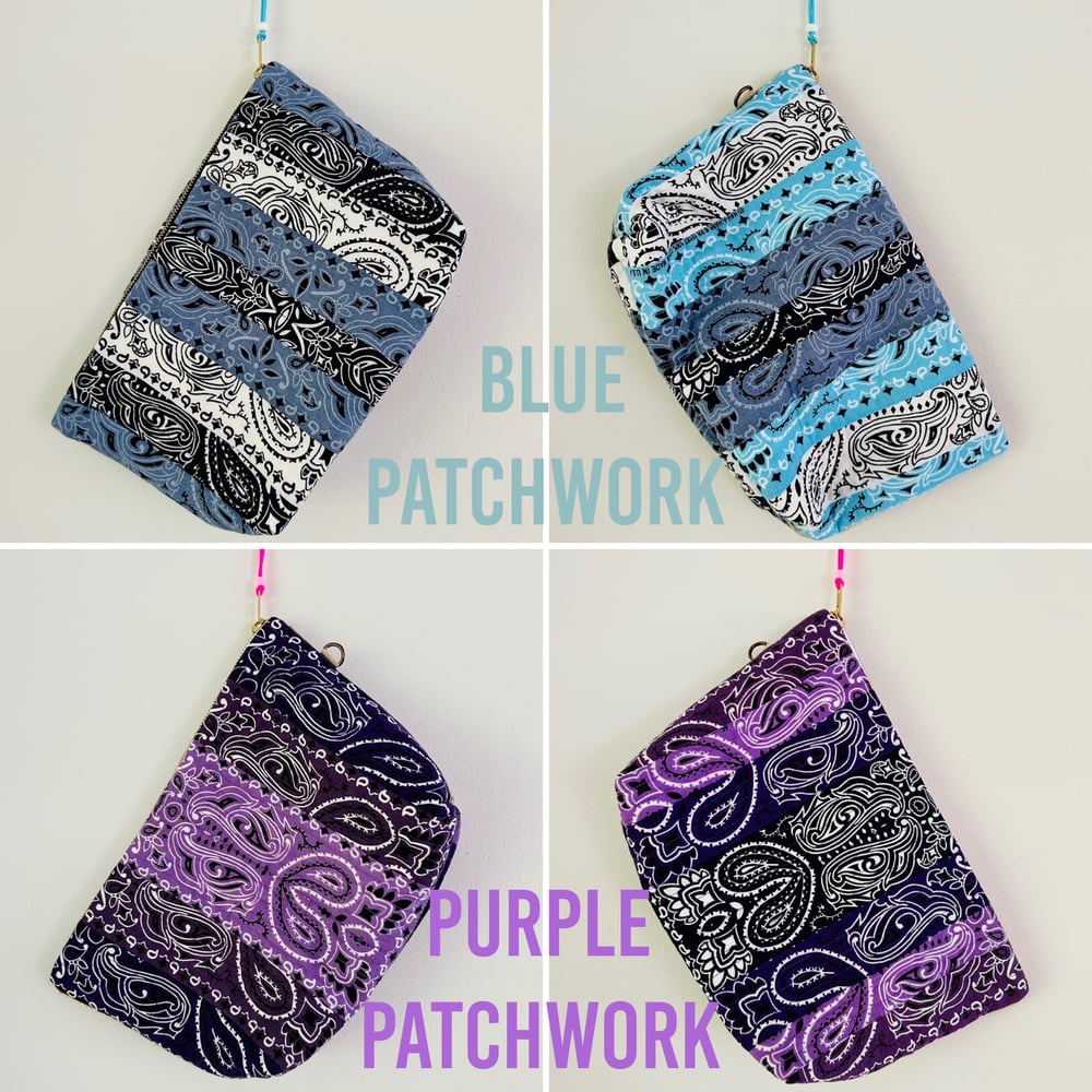 Image of Bandana Pouch XL Patchwork 