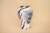 Tiger Vase 18K Gold Luster
