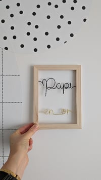 Image 1 of Cadre Papi en or