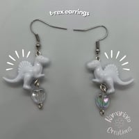 Image 1 of 🤍 Dinosaur Earrings! 🦕