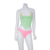 Image 3 of ANM260001 TRIKINI CORSET PASTEL GREEN
