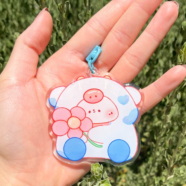 Image of Flowerbo Acrylic Charm