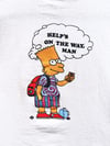 Grateful Dead 1989 Help’s on the Way Bart Simpson Lot T-Shirt - Size XL
