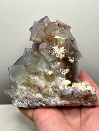 Image 10 of QR Code Fluorite & Barite Specimen #2586