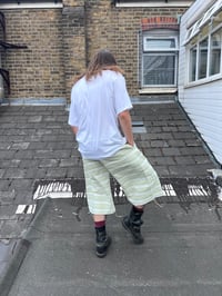 Image 5 of Baggy Shorts - linen streifen 1/1