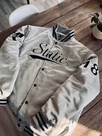 Image 1 of Silver varsity jacket