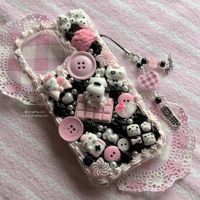 Image 2 of ⋆˚࿔ decoden iphone 14 pro max hello kitty + pochacco phonecase