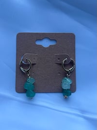 Image 1 of Crystal Huggie Earrings