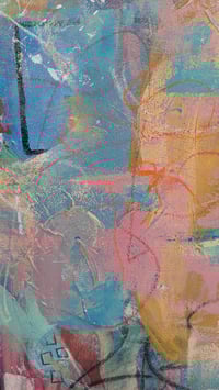 Image 2 of 'The Sanctuary of Pink Noise', Original mixed media on canvas