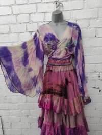 Image 11 of Wanderlust maxi skirt / bandeau Dress Pink sunset