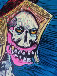 Image 2 of Emerald  Dame Woodcut  Artist proof 