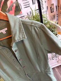 Image 2 of Denim army green dress