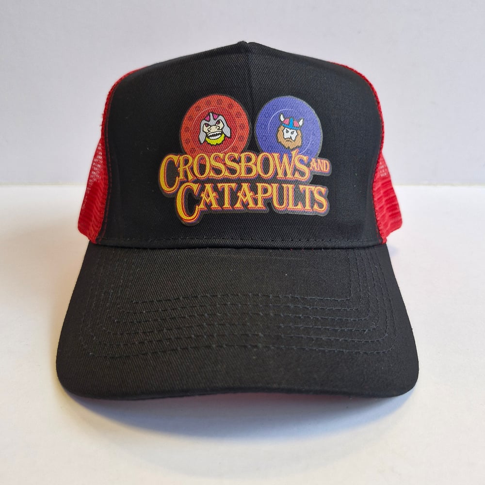 Image of Crossbows & Catapults Inspired Trucker Cap Hat