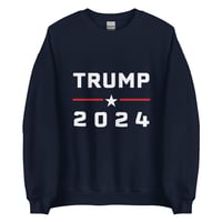 Image 2 of Trump 2024 Sweatshirt, Pro Trump Sweater, Pro America Sweatshirt, MAGA Gift
