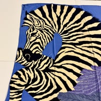 Image 7 of Hermès Cashmere Shawl "Zebra" by Alice Shirley 140cm