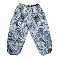 Image 1 of Grey Blue Marble Parachute Pant
