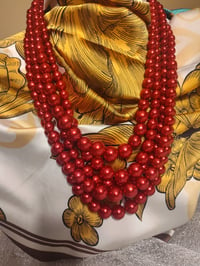 Image 2 of REALLY RED POLISHED PEARLS