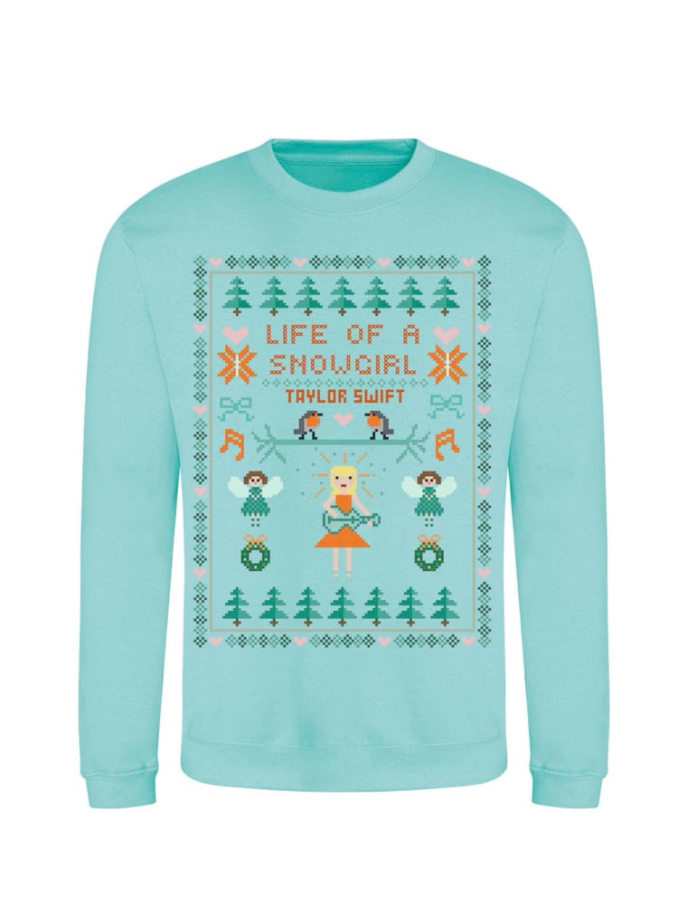 Image of life of a snowgirl  adults