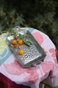 Image 7 of Tablettchen, Zinn, zb als Untersetzer für Essig und Öl