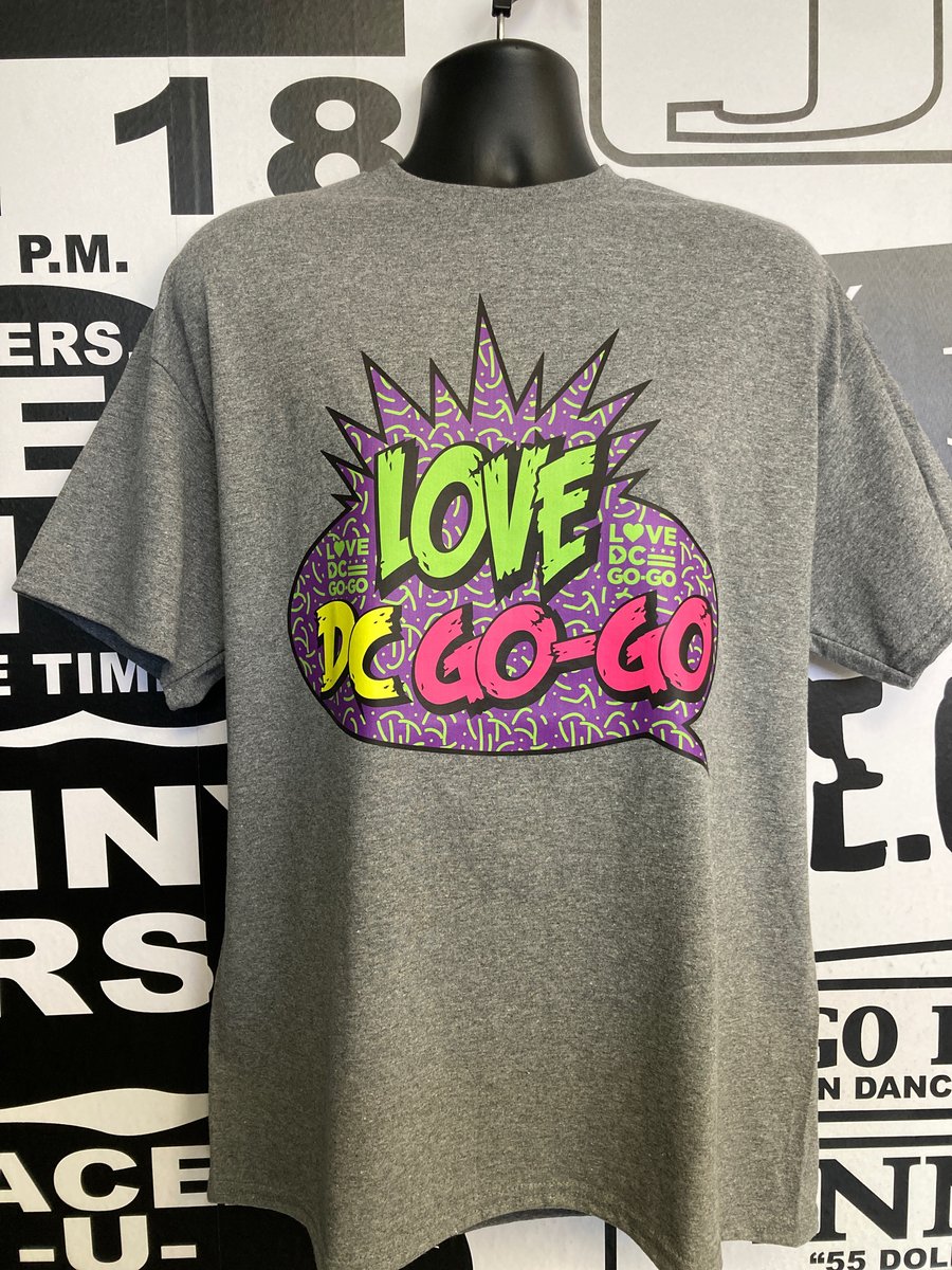 Image of LOVE DC GOGO "YO!" Grey T-shirt
