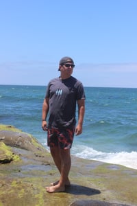 Image 1 of Embroidered Surfboard Tee