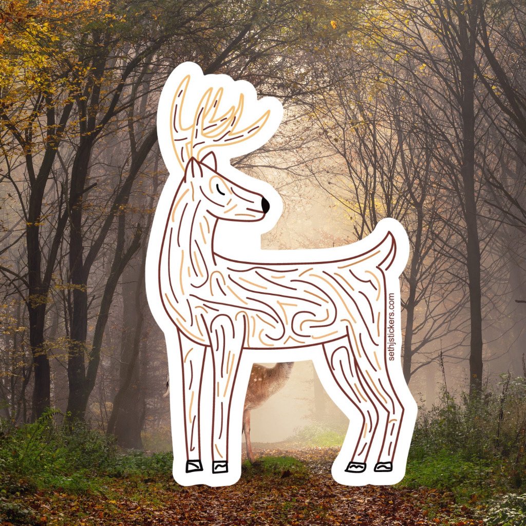 Image of Deer Sticker